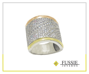 Anillo oro plata Sarasota - JOYAS ORO PLATA POR MAYOR - Fabricantes por mayor, anillos, pulseras, dijes. por mayor. Fábrica joyas en oro y plata.