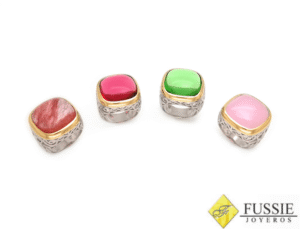 Anillo de plata y oro Minnesota