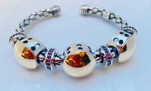 Brazelet silver gold orlando