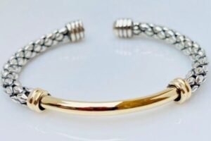 Brazalete jewelry silver gold