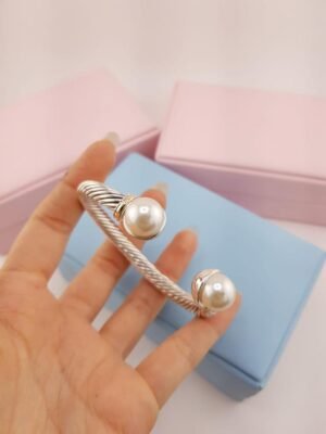 brazaletes rigidos plata