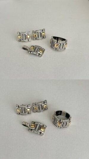 2187 Set de Joyeria PlataOro