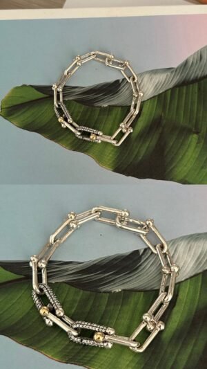 Pulsera de oro plata miami