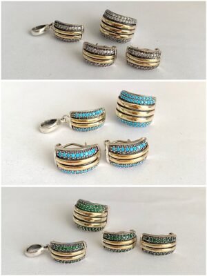 1206 Set de Joyeria PlataOro