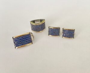 1250 Set de Joyeria PlataOro