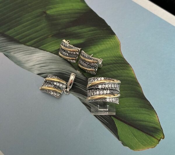 1329 Set de Joyeria PlataOro