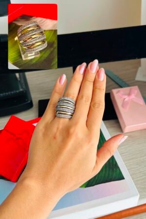 5 Anillo PlataOro