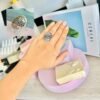 6 Anillo PlataOro