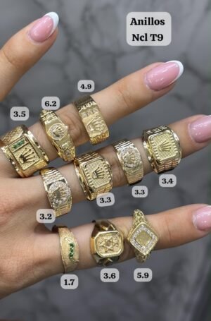 joyas en oiro de 18 kilates Hombre