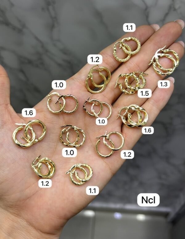 joyas en oiro de 18 kilates